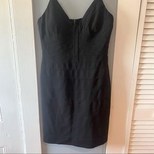 Max and Cleo cocktail dress bandage style Black size 10